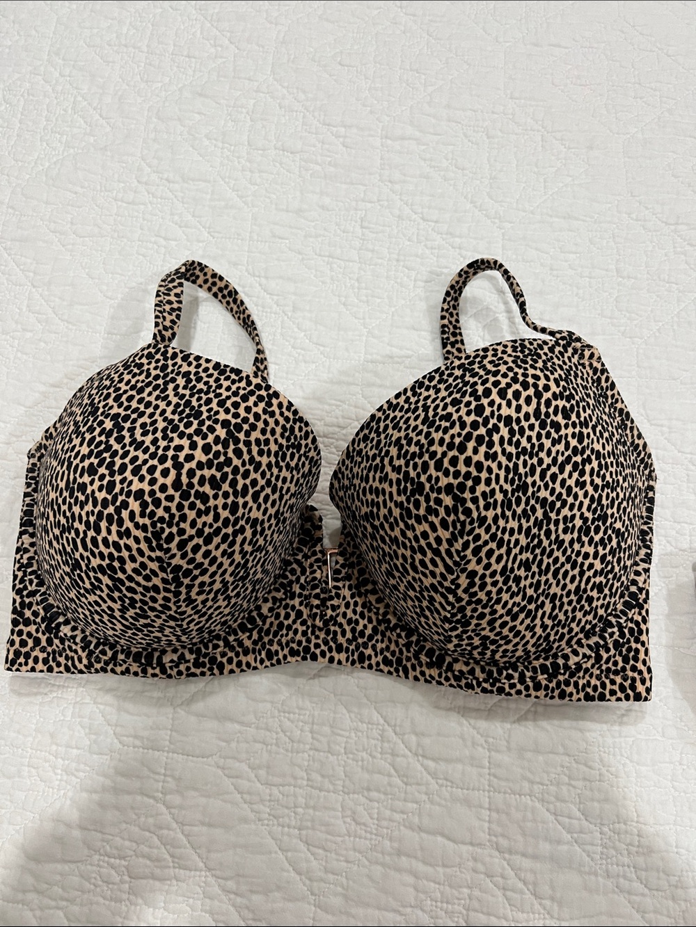 Leopard swim suit top